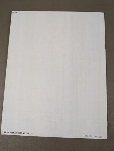 MCINTOSH MR 78 FM TUNER SERVICE MANUAL D0006 - Picture 2 of 3