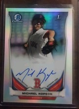 2014 Bowman Chrome Draft Pick Refractor Michael Kopech Auto #BCA-MK Red Sox RC