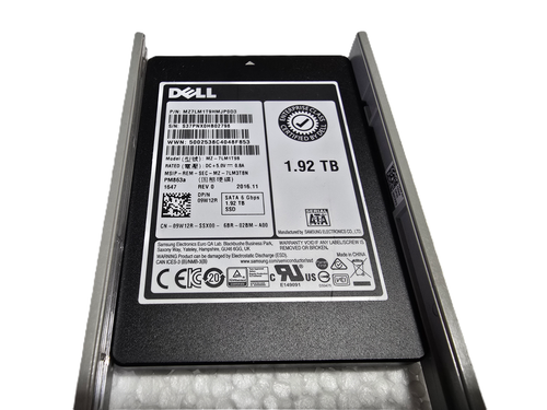 GENUINE DELL 1.92TB SATA SFF SSD | 09W12R | for PowerEdge R630 R730 - Bild 2 von 2