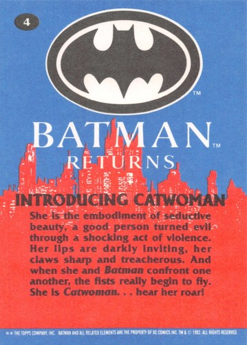 1992 TOPPS BATMAN RETURNS PICK-A-CARD 1-88 BASE OR STADIUM CLUB A-J OR WRAPPER - Picture 10 of 198