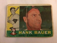 1960 Topps #262 - Hank Bauer - Kansas City Athletics