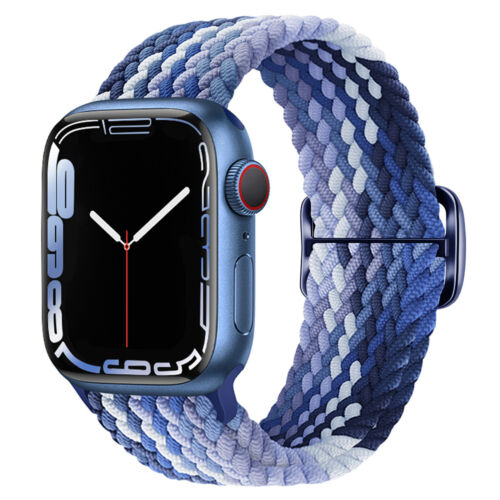 Braided Nylon Woven Band For Apple Watch 9 8 7 6 5 SE/iWatch Ultra Weaven Strap - Zdjęcie 35 z 67