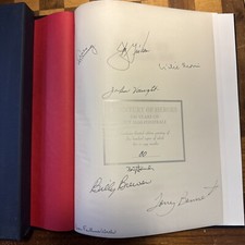 Archie Manning, Vaught, John Grisham Signed Ole Miss 100 Years Book # 080  / 500