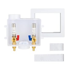 Universal Washing Machine Outlet Box 1/2-inch Pex Crimp Inlet Connection With...