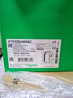 Schneider Electric Drive Altivar 4kW 525 to 600V 3 Phase ATV320U40S6C