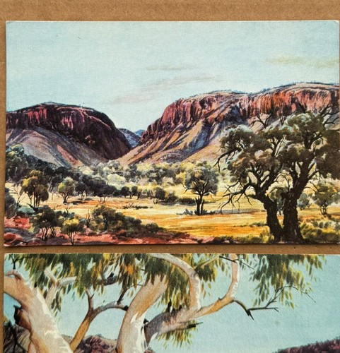 1960 Albert Namatjira Aboriginal Artist Australia Postcard Lot - Picture 2 of 4