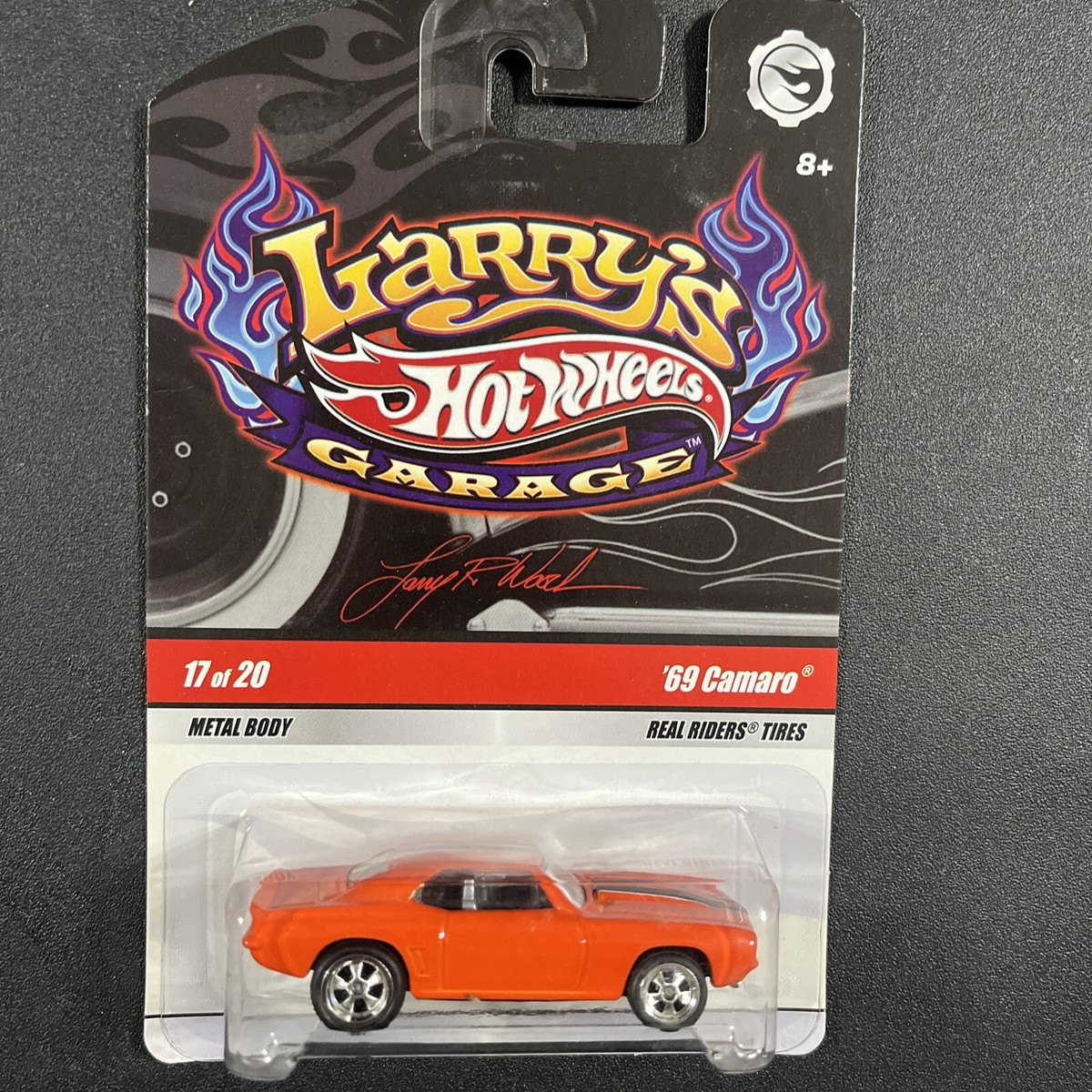 Hot Wheels Larry's Garage '69 Camaro SS Orange Chevrolet 17/20