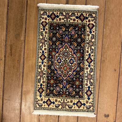  Handgeknüpfter Orientteppich Moud   Auto Fußmatten ( 60 X 40 CM)   Neu Top