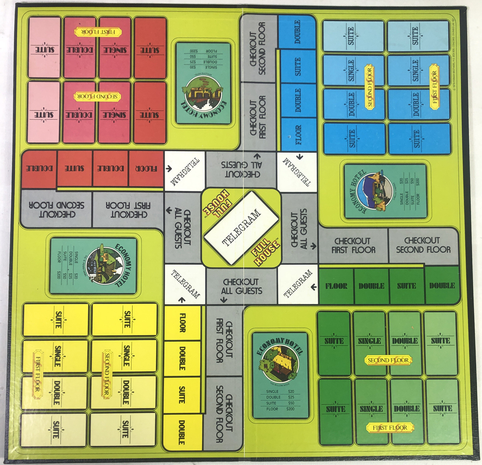 Rare Vintage Full House The Innkeeper Caper Board Game From Parker