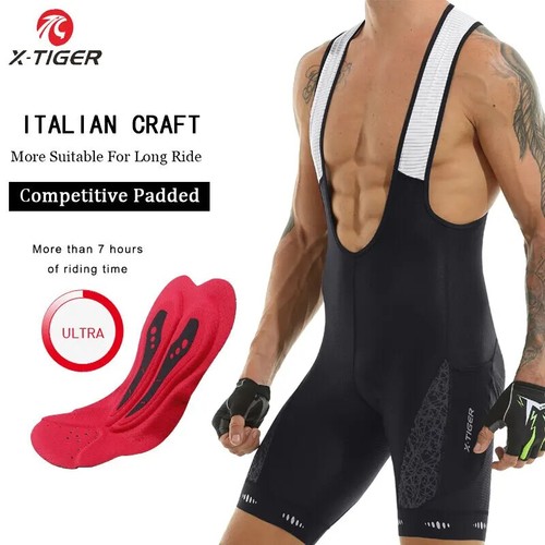 Cycling Bib Shorts 5D Gel Pad Mountain Bike Shorts Pockets Breathable UPF50+ - Picture 22 of 22