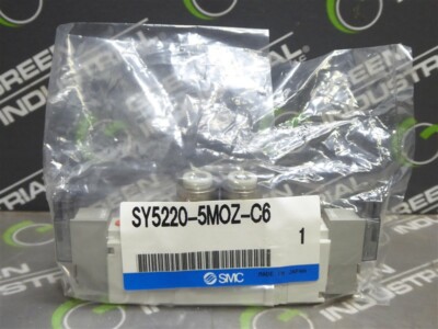 NEW SMC SY220-5MOZ-C6 Pneumatic Solenoid Vadlve 0.1 ~ 0.7 MPa 24VDC Coil