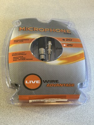 Live Wire Advantage 25 ft XLR Heavy Duty Microphone Cable