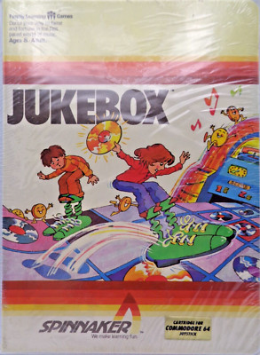 COMMODORE 64/128 -- JUKEBOX (SPINNAKER - CARTRIDGE) #NOS #SEALED