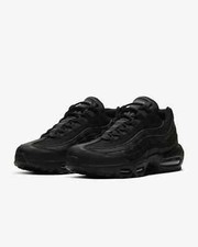 Nike Air Max 95 Essential Triple Black New Sneakers Men's Size 8.5 UK CI3705-001