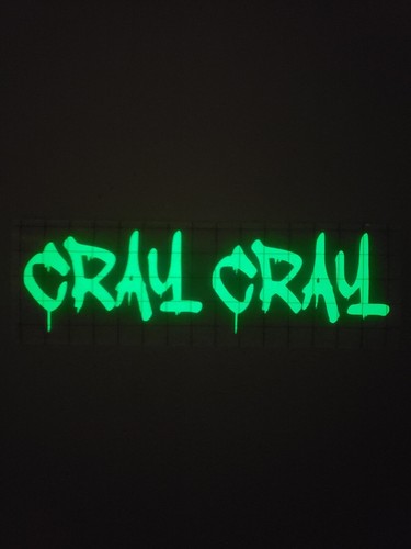Glow In The Dark Vinyl Decal Sticker Green Drip Effect Phones Laptops Decor New - Picture 24 of 31