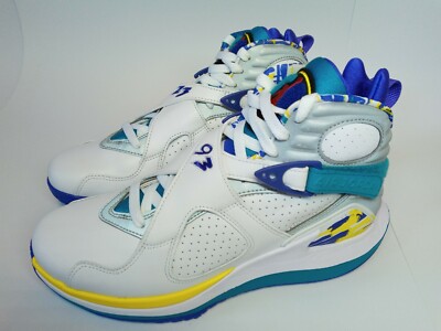RARE Nike Court Air Zoom Zero Jordan 8 Aqua White Violet Women's