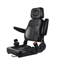 Universal Tractor Seat with Adjustable Headrest, 180 Degree Backrest, Safety ...