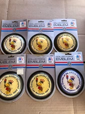 6 Olympics Collectors Emblem Games XXIII Los Angeles 1984 Eagle Torch Cal Custom