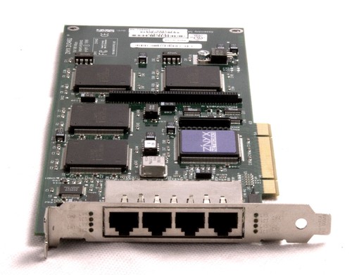 Quad Netzwerk-Adapter Znyx ZX346Q 4xLAN 100mb, PCI, Network Card Netzwerkkarte - Bild 1 von 2