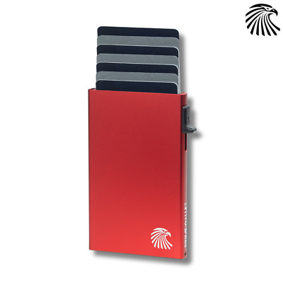 Kartenetui Aluminium RFID Blocker Slim Wallet Kreditkartenhalter Damen