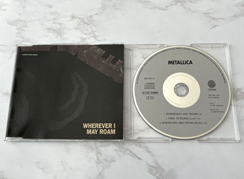 Metallica Wherever I May Roam CD Single GERMANY IMPORT! Vertigo 866 697-2 RARE!
