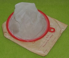 DDR Kaffee-Filterbeutel Sonja 6-12 Tassen Dederon-Erzeugnis Nr. 03 Rot Keilfilte