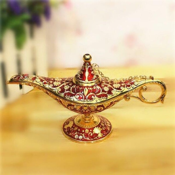 Aladdin Lamp Pot Classic Collectable RARE Legend Magic Genie Light