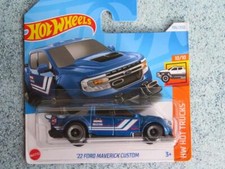 Hot Wheels H4L 196 2022 FORD MAVERICK CUSTOM blue 2024 196/250 L Case New Cast'