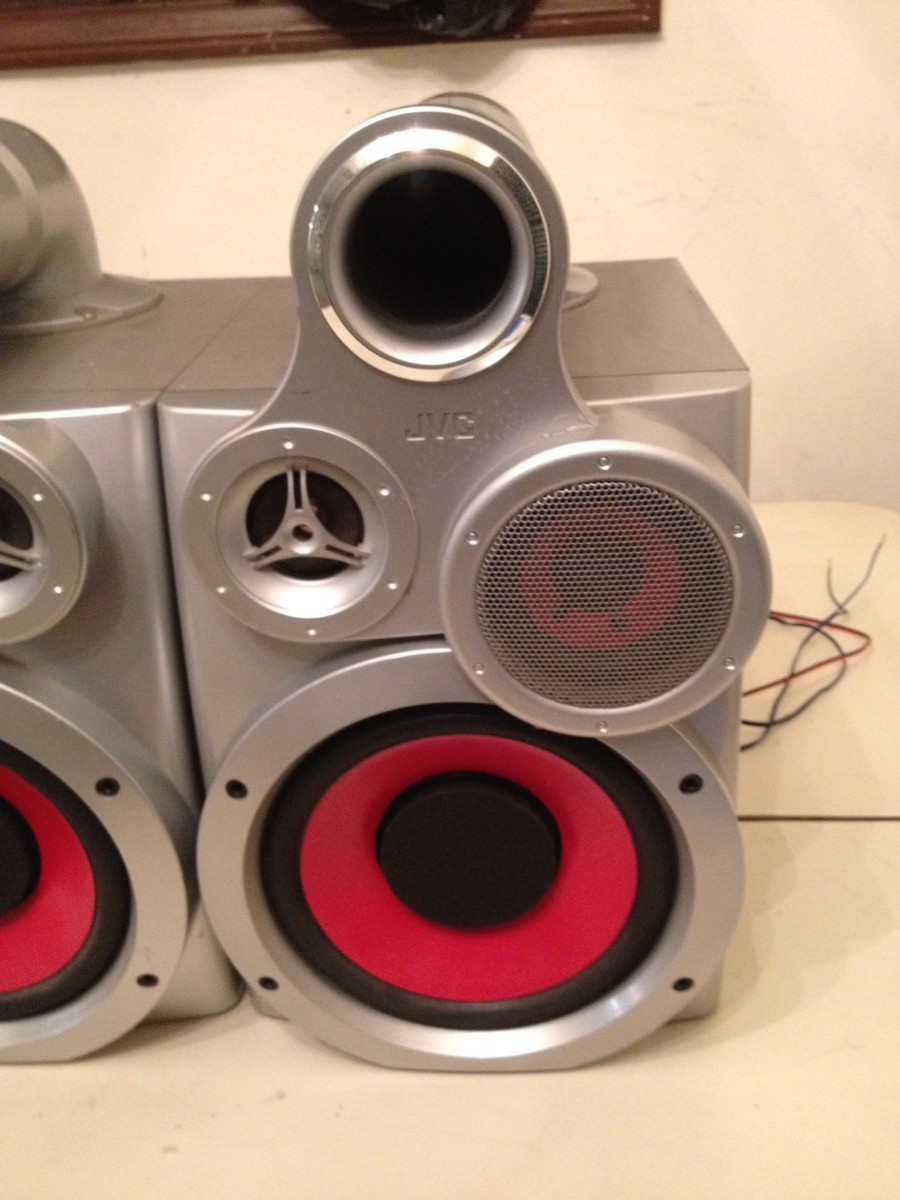 【訳あり特価】難あるもまだまだ使えるJVC HM-700（S×Sレコーダー付）② JVC SP-MXGT700 Giga Tube Speakers High Quality 3 Way Bass