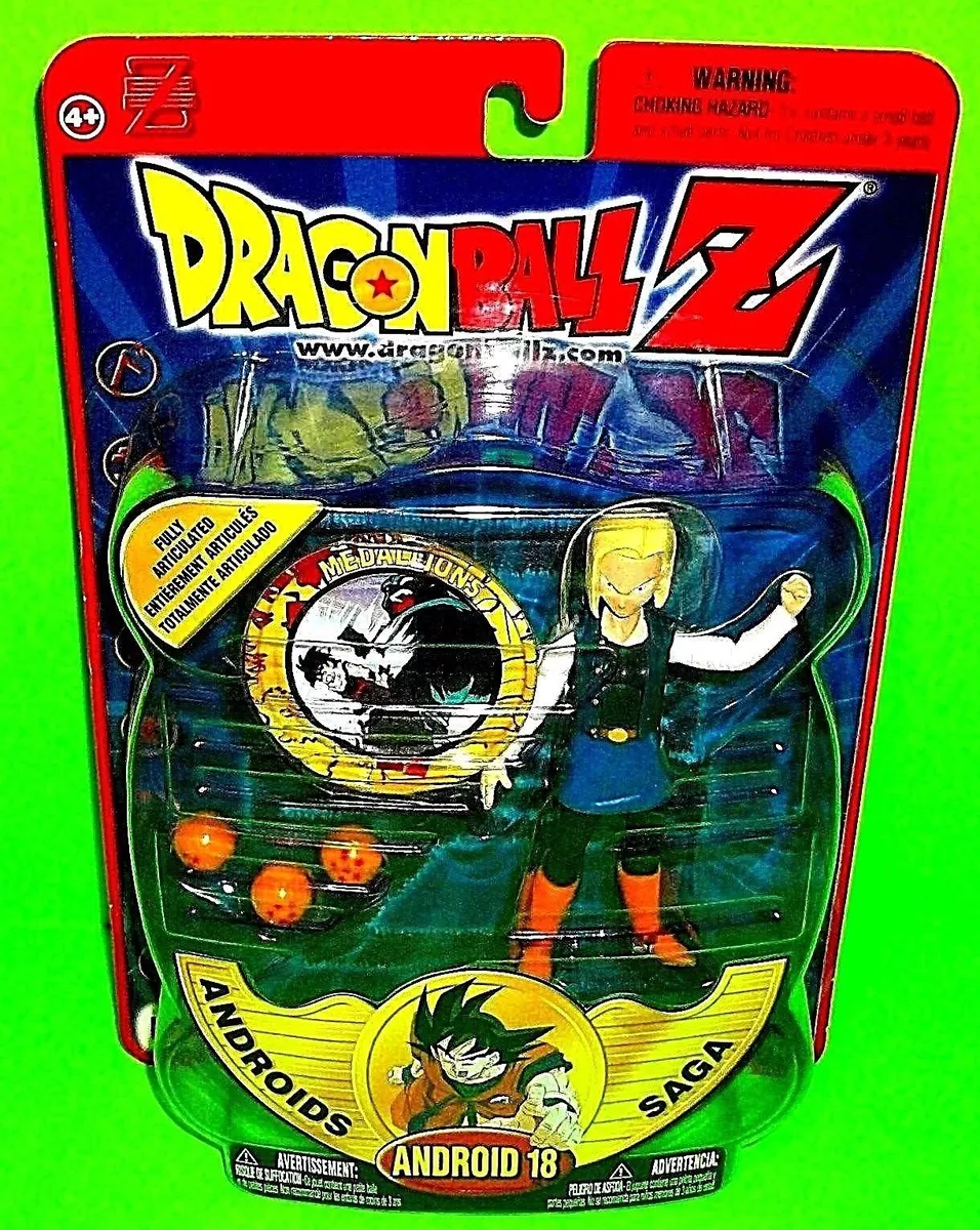 Dragonball Z Androids Saga Android 18 Action Figure Irwin Toys NEW