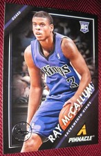 2013-14 PANINI PINNACLE ARTIST PROOF #50 RAY McCALLUM RC SACRAMENTO KINGS