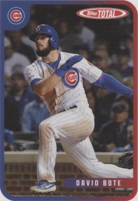 2020 Topps Total - David Bote #339 - 1 of 1