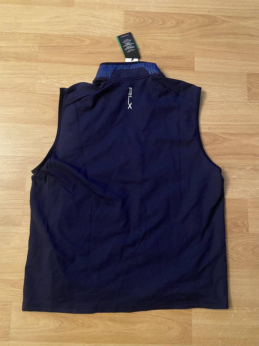 Ralph Lauren RLX Full Zip Vest Mens Large Golf Performance