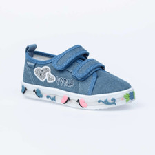 Kotofey Toddler Girls Summer Lights Cotton Sneakers Toddler size 25/9US