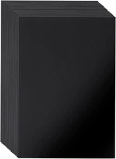 50 Sheets Black Cardstock 8.5X11, 250Gsm/92Lb Thick Paper Cardstock Black Constr