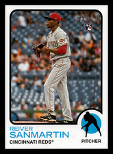 2022 Topps Heritage Reiver Sanmartin Cincinnati Reds RC Rookie #652 NM-MINT
