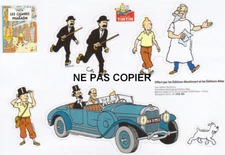 TINTIN - Autocollant Stickers
