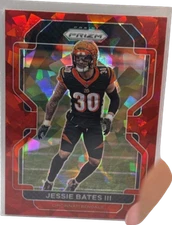 2021 Panini Prizm Jessie Bates III Red Ice #276 Cincinnati Bengals