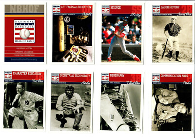 2005 National Baseball HOF Museum Education Program Cards Lot of 32 ULTRA RARE!!
