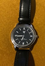 Montre homme LIP classic quartz étanche bracelet cuir fonctionnelle