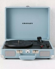 Crosley CR8005DBK Cruiser Deluxe 3-Speed Turntable