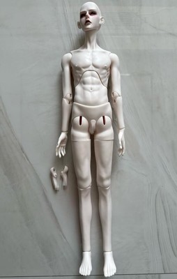 1/3 BJD Doll SD IOS Blue White Skin-Free Face Make UP+Eyes+Free DHL