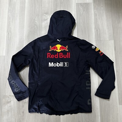 PUMA Red Bull Racing Official Teamline Rain Jacket 2018 Men's XL