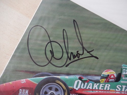 Adrian Fernandez Autographed 9" X 5 1/2" Photo Slick - 第 2/2 張圖片