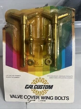 CHEVROLET FORD CHRYSLER CAL CUSTOM CHROME VALVE COVER WING BOLTS 6106