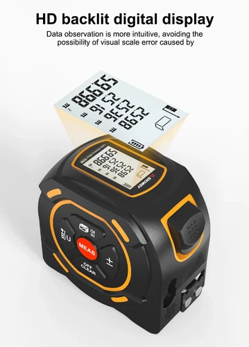 3 IN 1 40M Digital Measure Tape Laser Distance Meter Measuring Tool Range Finder - Bild 16 von 20