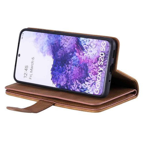 For Samsung S23 Plus S22 S21 S20 S10 S9 S8 Zipper Wallet Flip Leather Case Cover - Picture 30 of 37