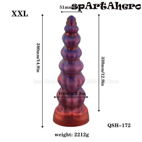Thread Long Huge Deep Dildo Dilator Pagoda Butt Plug Prostate Massage Products - Picture 11 of 34