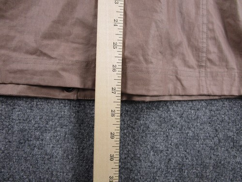 Barbour Jacket Womens Size 10 Pink Murre Full Zip Waxed Pockets Cotton Linen - Picture 11 of 14