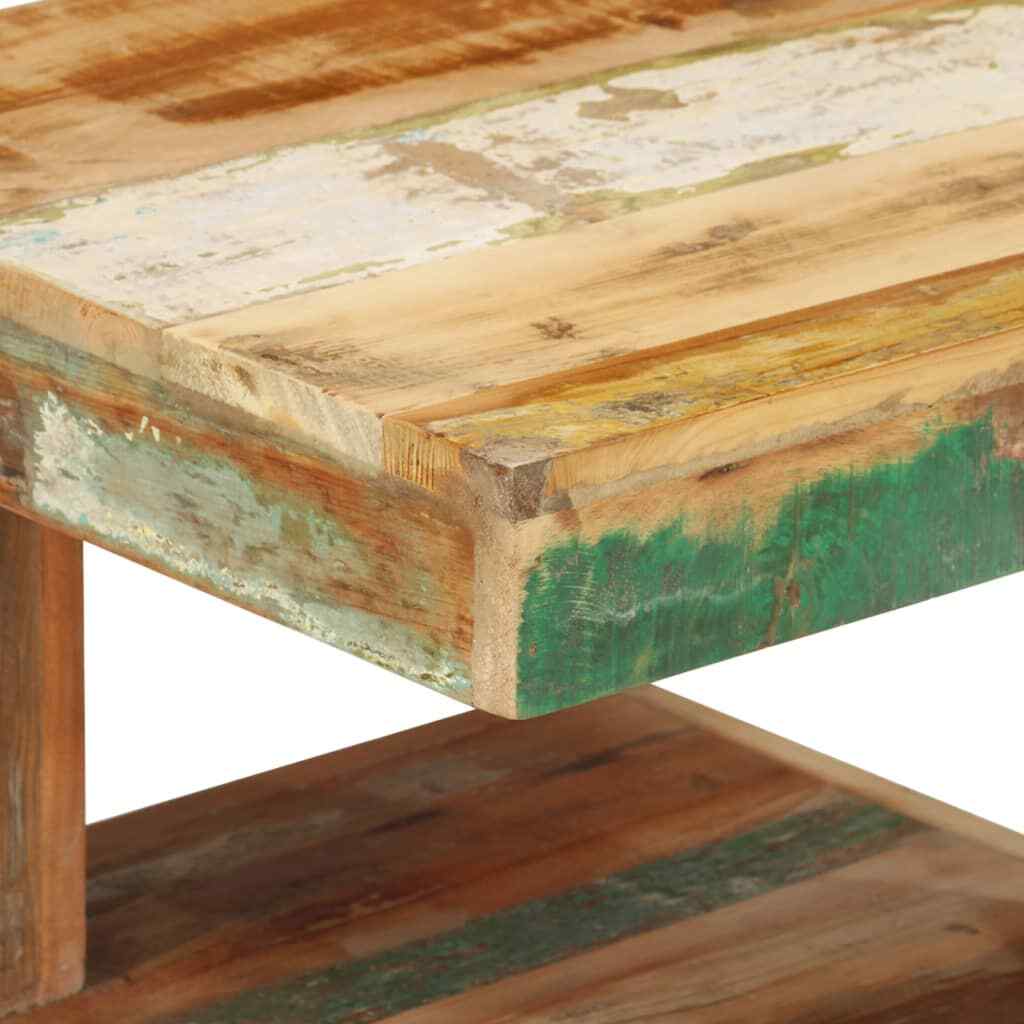 vidaXL Coffee Table 45x45x40 cm Solid Wood Reclaimed eBay